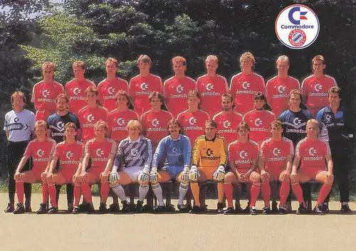 Fußball: FC Bayern München Mannschaft 1988/89 112.543