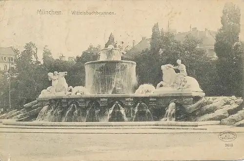 München Wittelsbacherbrunnen gl1907 124.040