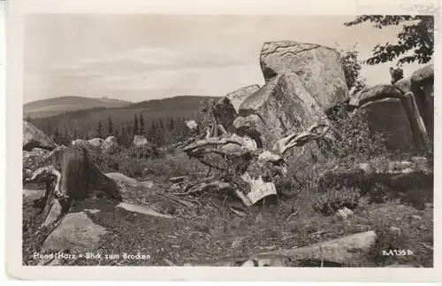 Elend Harz Blick zum Brocken gl1959 B6401