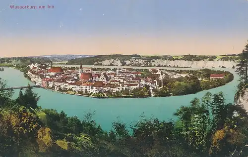 Wasserburg am Inn Panorama ngl 119.918