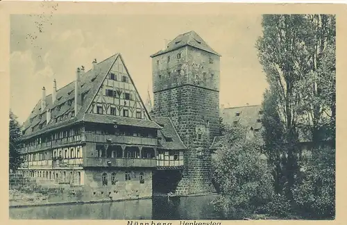 Nürnberg Partie am Henkersteg gl1925 124.506