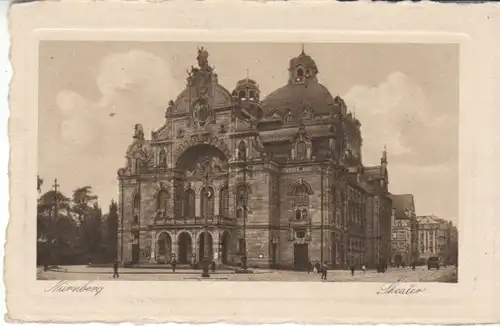 Nürnberg Theater auf Bütten gl1925 B7200