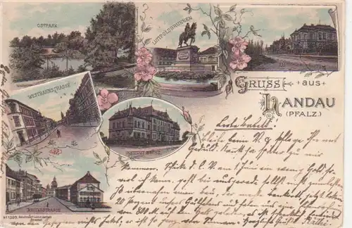 Landau Litho Straßen Institut Becht gl1900 93.422