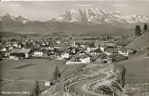 Wallgau gegen Wettersteingebirge ngl 119.946