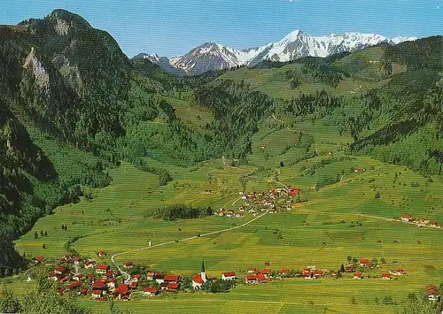 Oberwössen Panorama m. Geigelsteingruppe gl1973 119.633