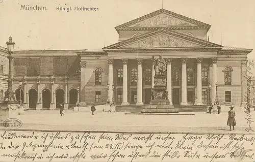München Kgl. Hof-und Nationaltheater gl1906 123.845
