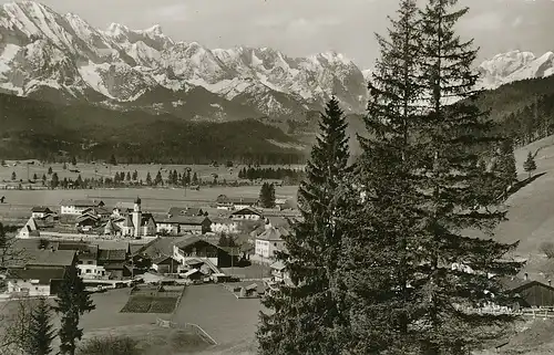 Wallgau mit Wetterstein und Zugspitze ngl 119.956