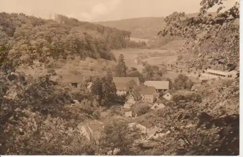 Tautenburg (Kr. Jena) Blick von der Burg gl1969 96.449