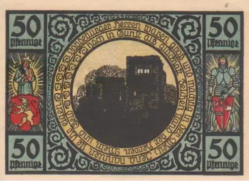 Notgeld der Stadt Lobeda 50 Pfennig 96.455