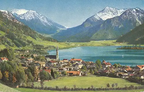 Schliersee mit Brecherspitz und Jägerkamp ngl 120.373