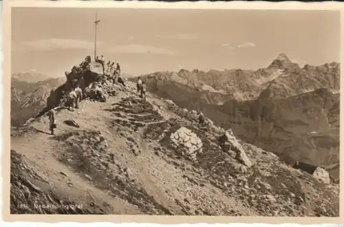 Nebelhorn-Gipfel ~1937 bei Oberstdorf/Allg. ngl B7183