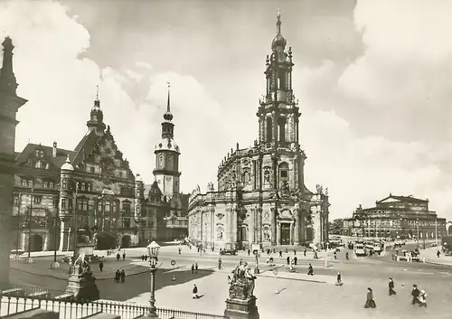 Dresden Georgentor Hofkirche Oper ngl 127.427