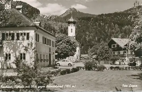 Farchant Rathaus gegen Brünstelskopf gl1962? 119.963