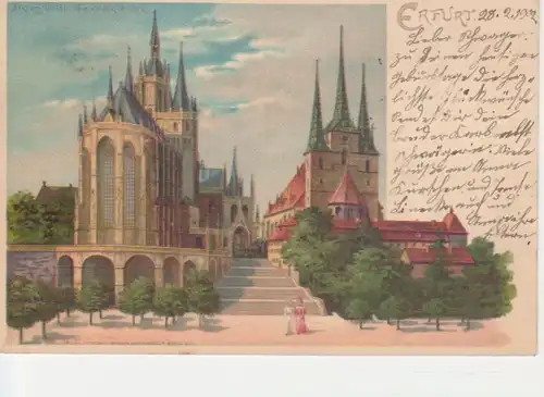 Erfurt Dom und St. Severikirche gl1902 95.919