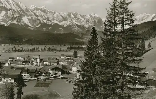 Wallgau mit Wetterstein und Zugspitze ngl 119.958