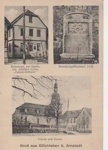 Ellichleben/Arnstadt Restaurant Schule gl1937 95.950