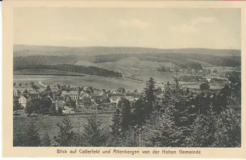 Blick auf Catterfeld und Altenbergen ngl B5673