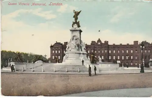 London Queen Victoria Memorial gl1913 B5801