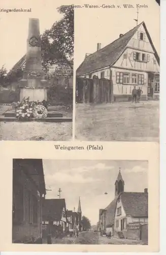 Weingarten Geschäft Krein Straße Denkmal gl1939 93.799