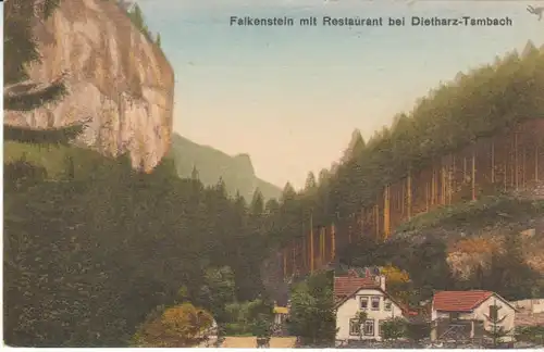 Falkenstein Restaur.b.Dietharz-Tambach gl1914 B6689