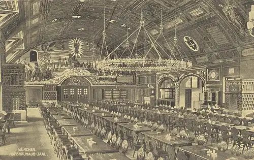 München Hofbräuhaus-Saal feldpgl1915 124.157