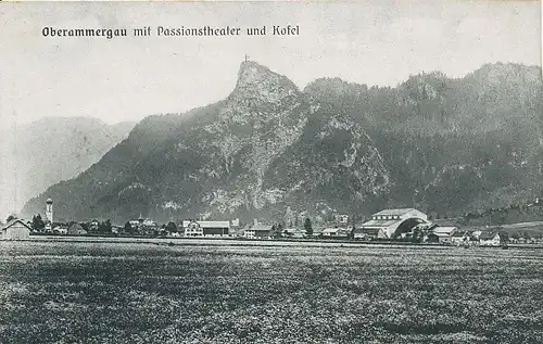 Oberammergau Passionstheater und Kofel ngl 125.749