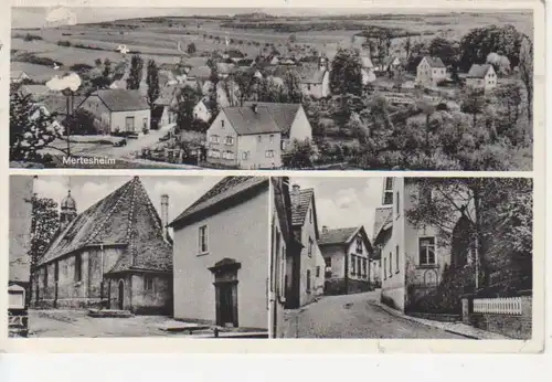 Mertesheim Straßenpartien Panorama gl1963 93.705