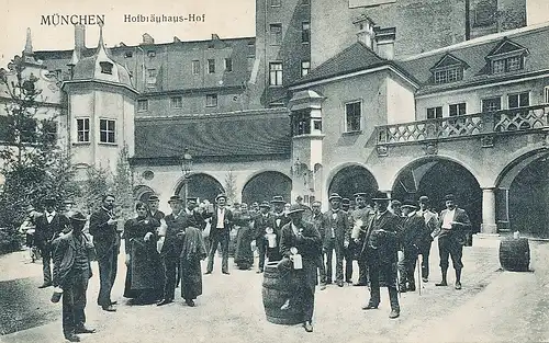 München Hofbräuhaus-Hof ngl 124.210