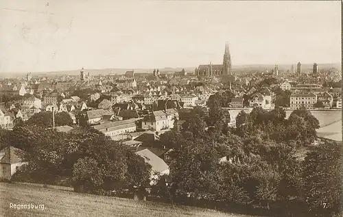 Regensburg Panorama bahnpgl1925 120.618