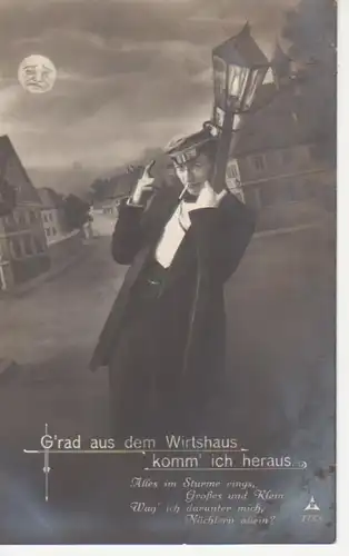 Grad aus dem Wirtshaus komm ich heraus gl1915 93.845