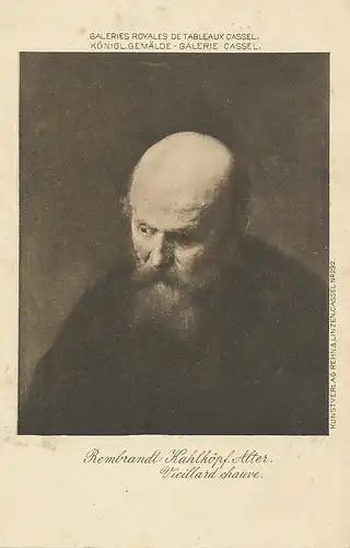 Rembrandt: Kahlköpfiger Alter ngl 113.126