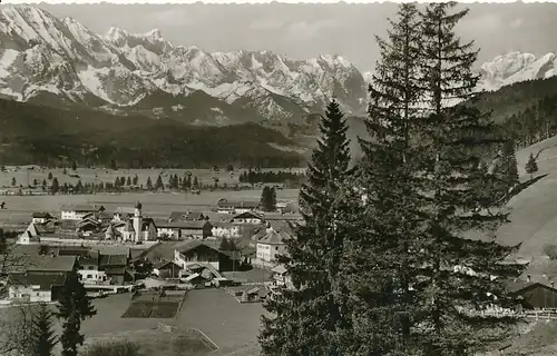 Wallgau mit Wetterstein und Zugspitze ngl 119.955