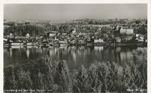 Starnberg am See vom Ostufer aus gesehen ngl 120.203