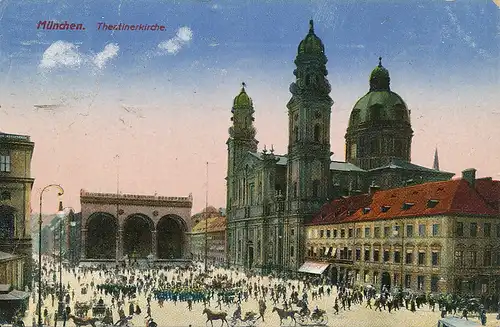 München Theatinerkirche gl1919 124.323