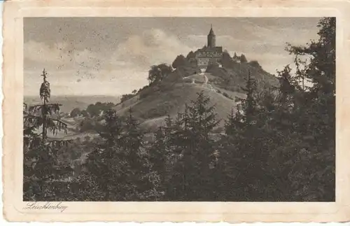 Leuchtenburg bei Kahla vom Dohlenstein gl1930 B5791