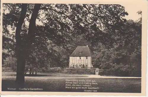 Weimar Goethes Gartenhaus gl1943 95.964