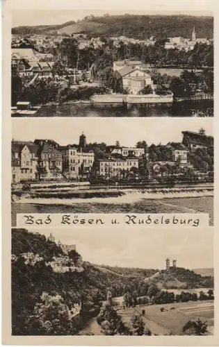 Bad Kösen und Rudelsburg Mehrbildkarte gl1956? B6725