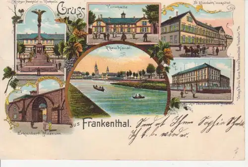 Frankenthal Litho Turnhalle Hospital gl1904 93.678