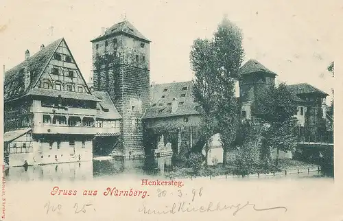 Nürnberg Henkersteg gl1898 124.483