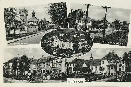 Grafenwöhr Lagerwache Kasino Gasthof gl1938 120.744