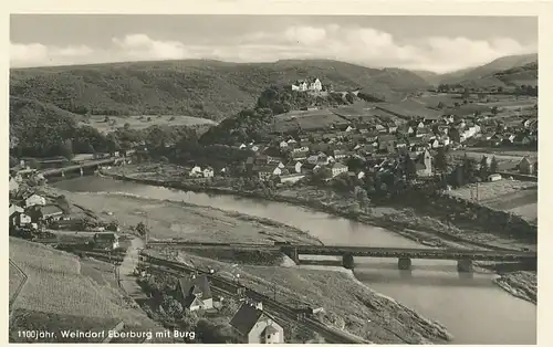 Stein-Ebernburg Panorama mit Burg ngl 130.831