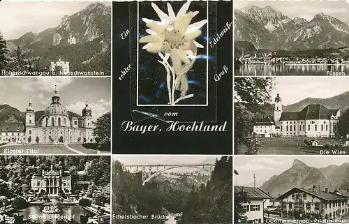 Bayerisches Hochland Teilansichten ngl 123.322