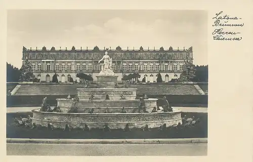 Schloss Herrenchiemsee Latona-Brunnen ngl 119.753