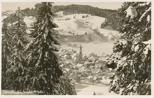Oberstaufen Panorama im Winter gl1930 126.360