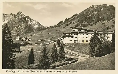 Hirschegg Ifen-Hotel Widderstein glca.1950 126.393