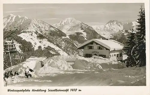 Hindelang Sesselbahnlift und Café ngl 126.424