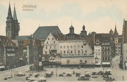 Nürnberg Marktplatz (Hauptmarkt) ngl 124.570