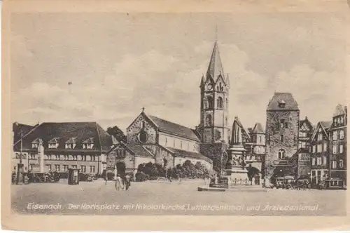 Eisenach Karlsplatz m.Nikolaikirche Denkmale ngl B6864