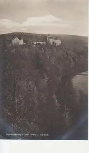 Schwarzburg Blick zum Schloss gl1937 96.428