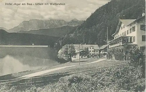Urfeld am Walchensee Hotel Jäger gl1916? 120.133